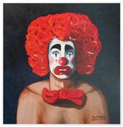 Clown 70x50cm Acryl